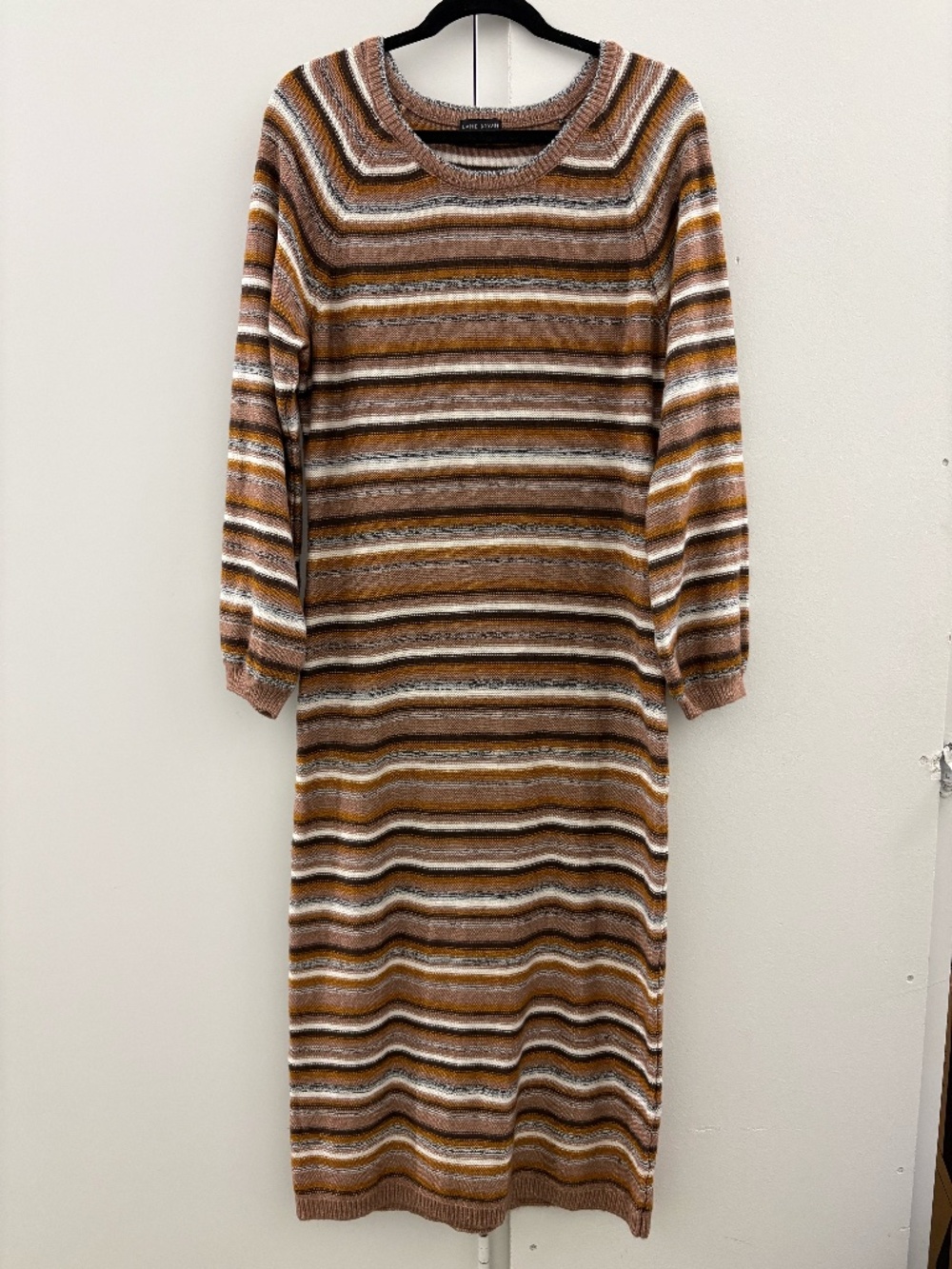Lane Bryant Striped Maxi Sweater Dress size 18/20